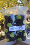Dots on chocolate horse polowraps